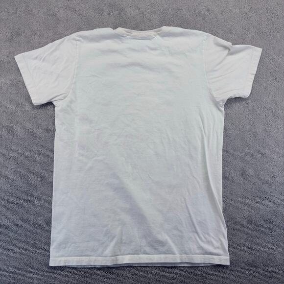 Marvel's Guardians of the Galaxy Shirt Mens Small White Groot and Rocket Raccoon - Picture 7 of 8